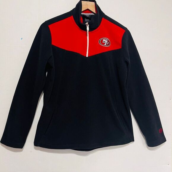 Team Apparel SF Forty Niners Fleece Jacket Youth Size Large (14/16) - Picture 2 of 6